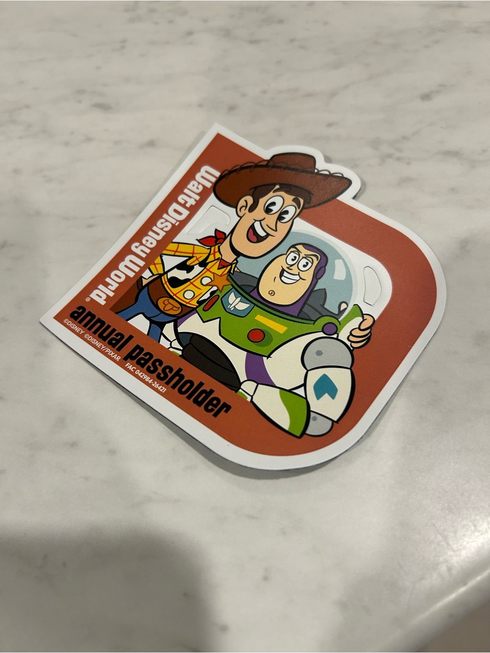 Annual Passholder Magnet - Woody & Buzz Toy Story